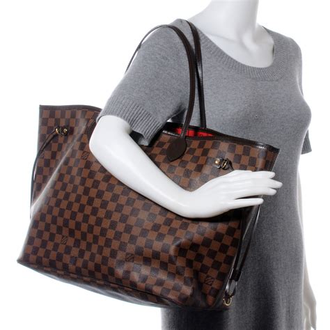 louis vuitton damier ebene neverfull pochette|Louis Vuitton icare Damier Ebene.